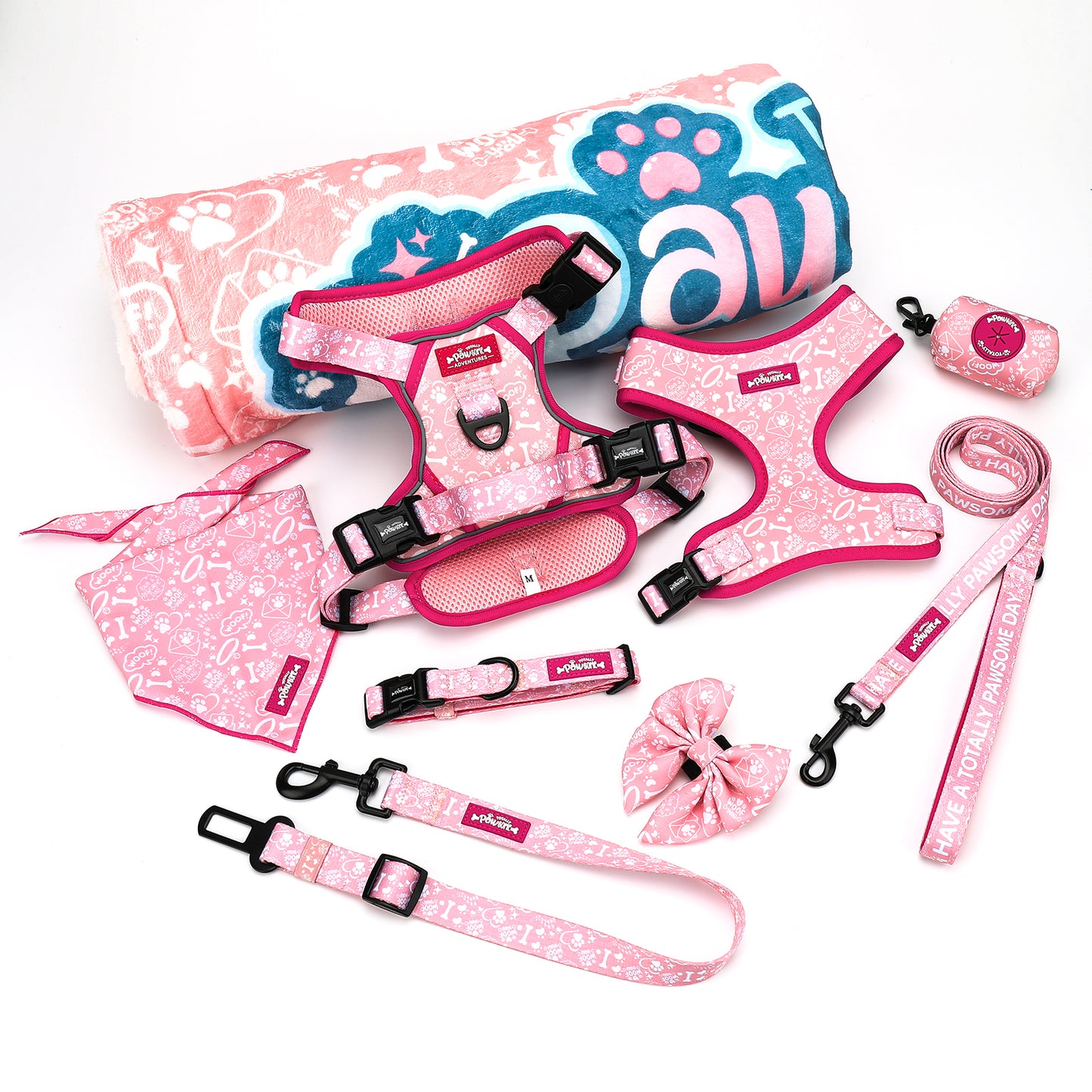 Pink Paws - TP Adventures Dog Collar