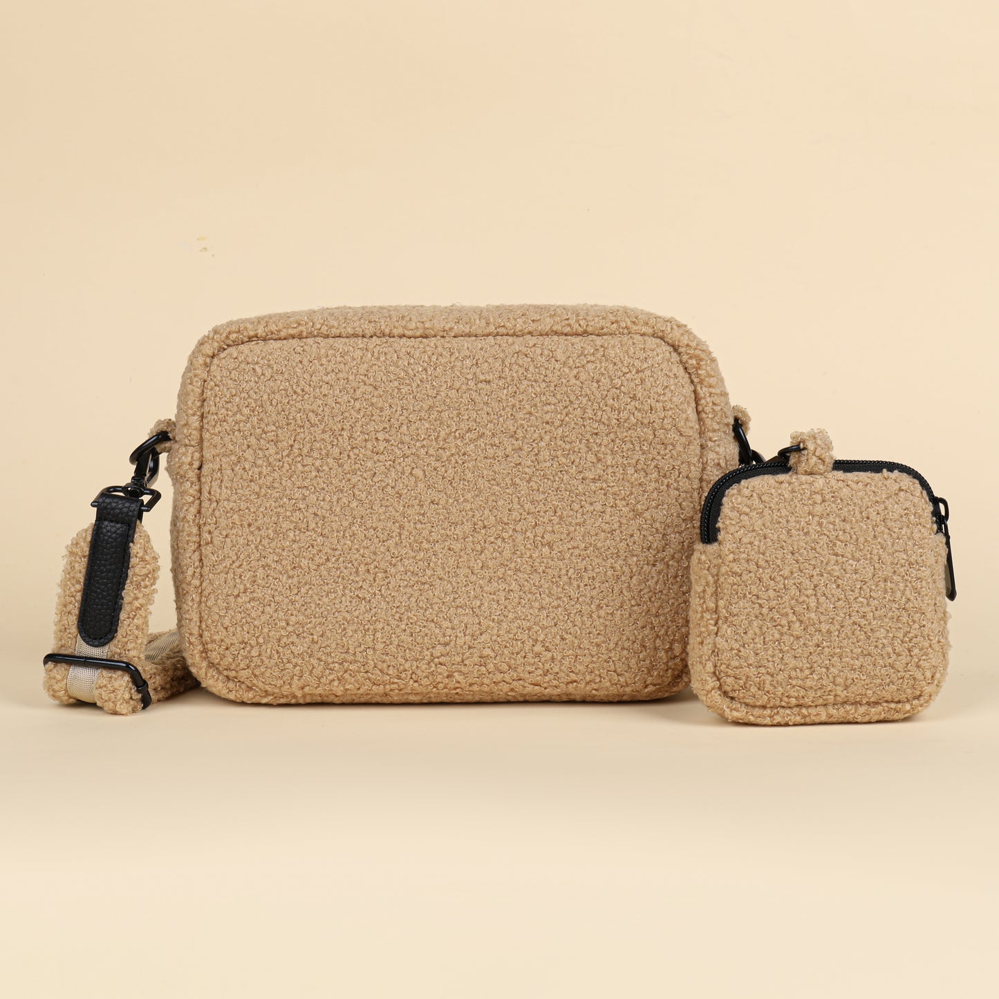 Brown Cookie Teddy dog Walking bag + Treat pouch - Back Pic