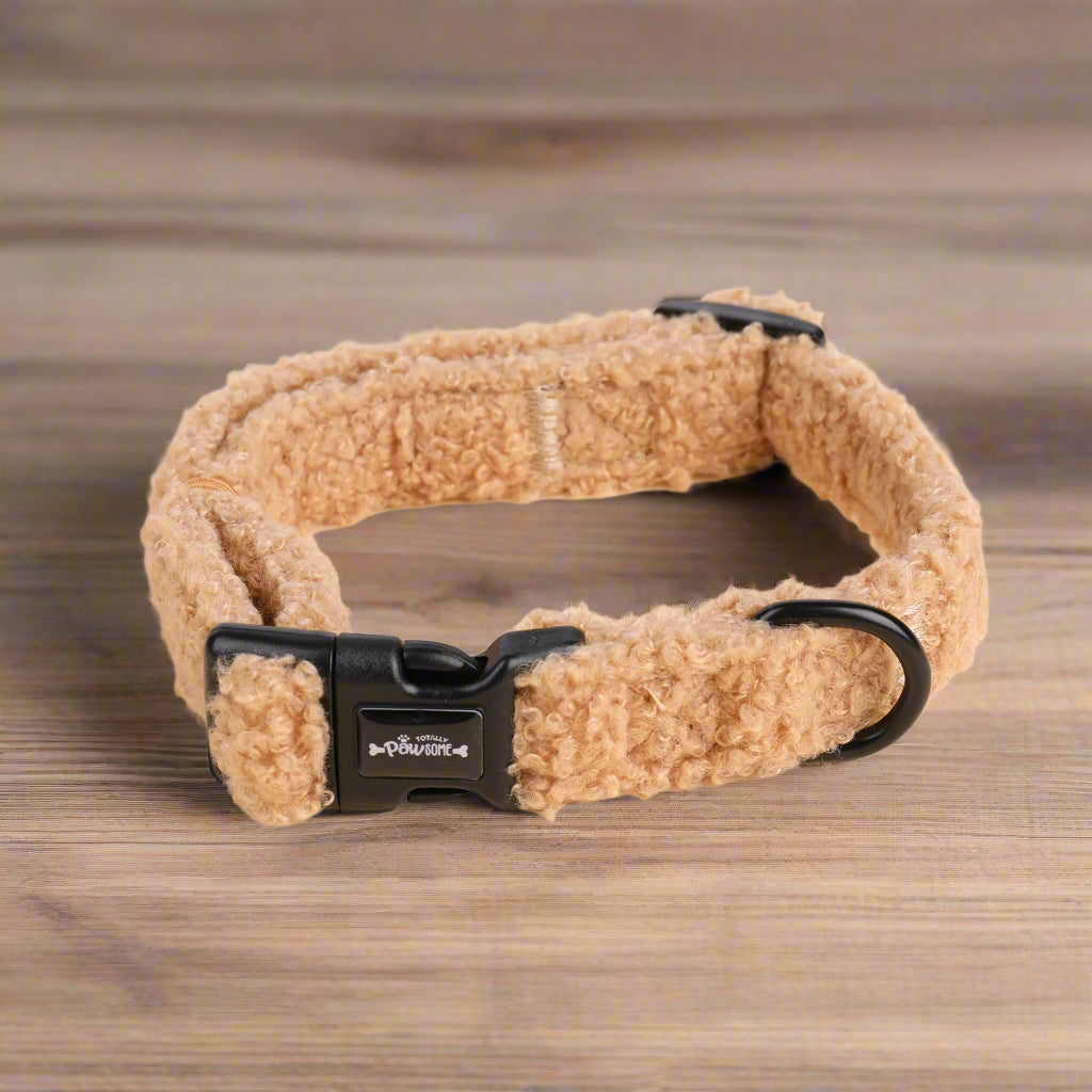 Brown Teddy Adjustable dog collar