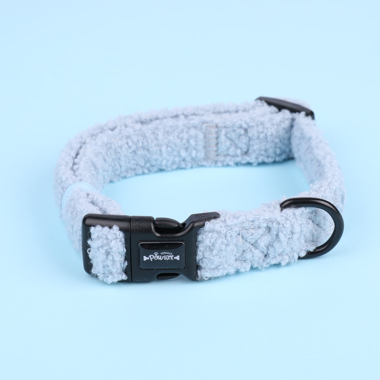Bubblegum Blue Teddy Collar - Totally Pawsome