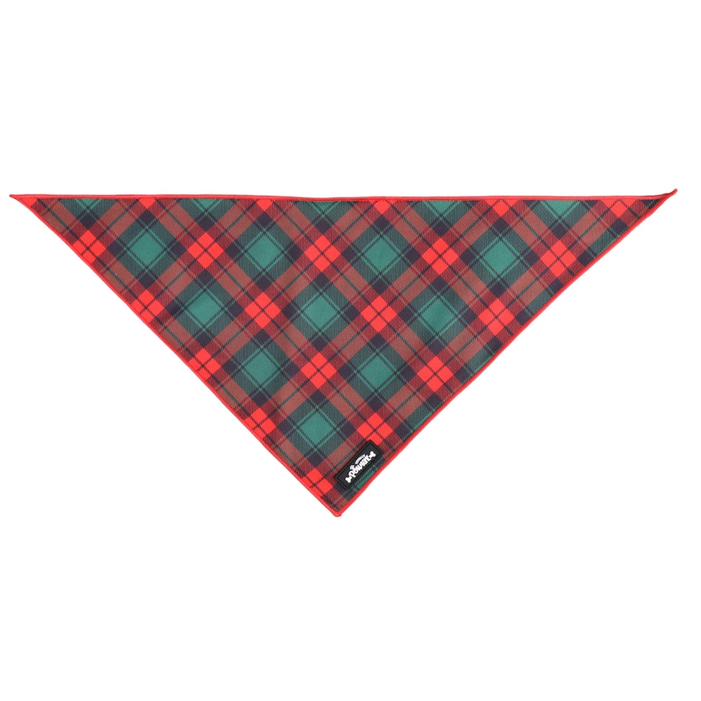 Christmas Red Green Tartan Bandana - Totally Pawsome