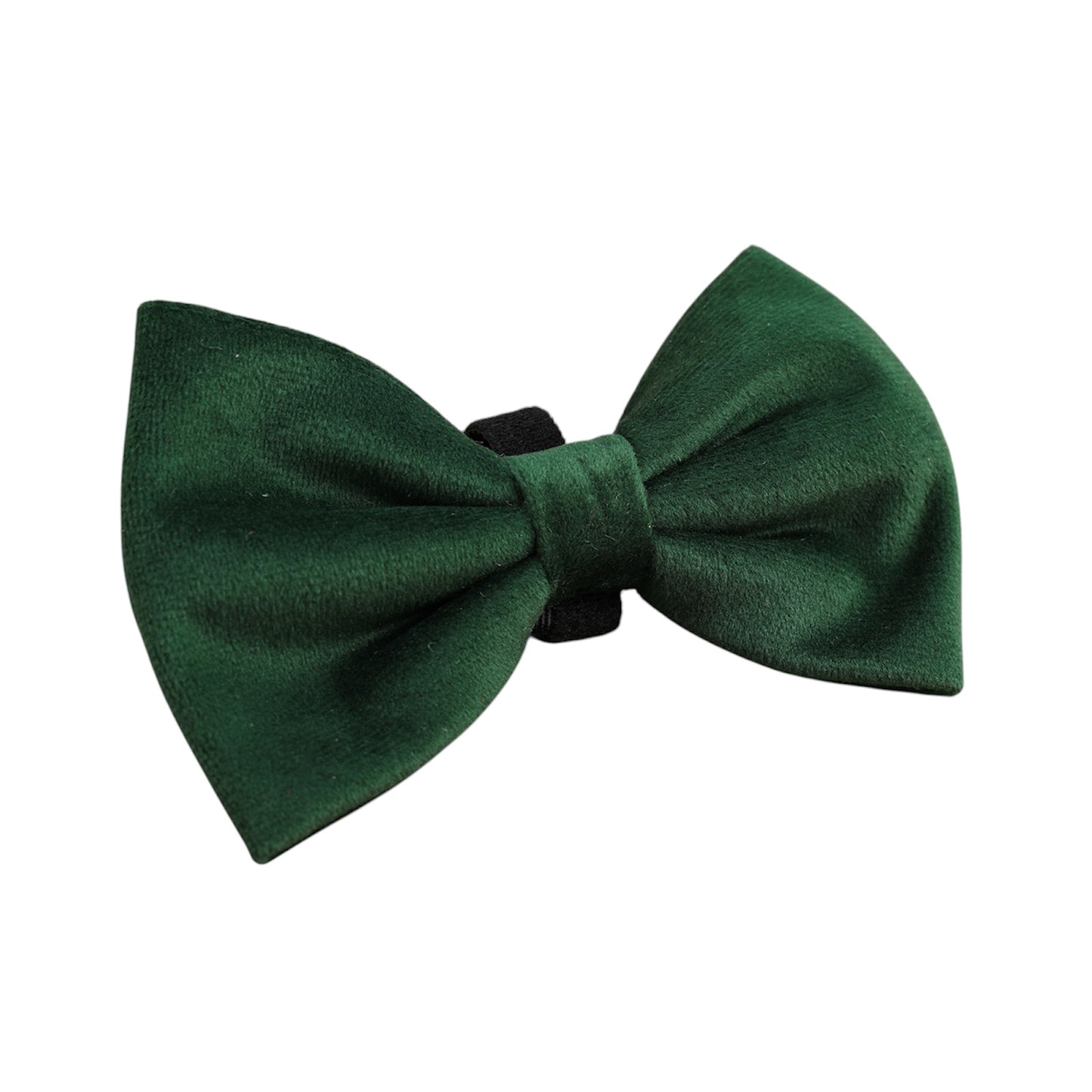 green velvet dog bow tie