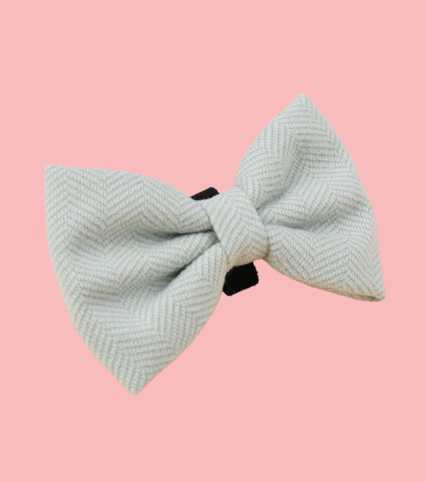 Green Tweed Dog Bow Tie