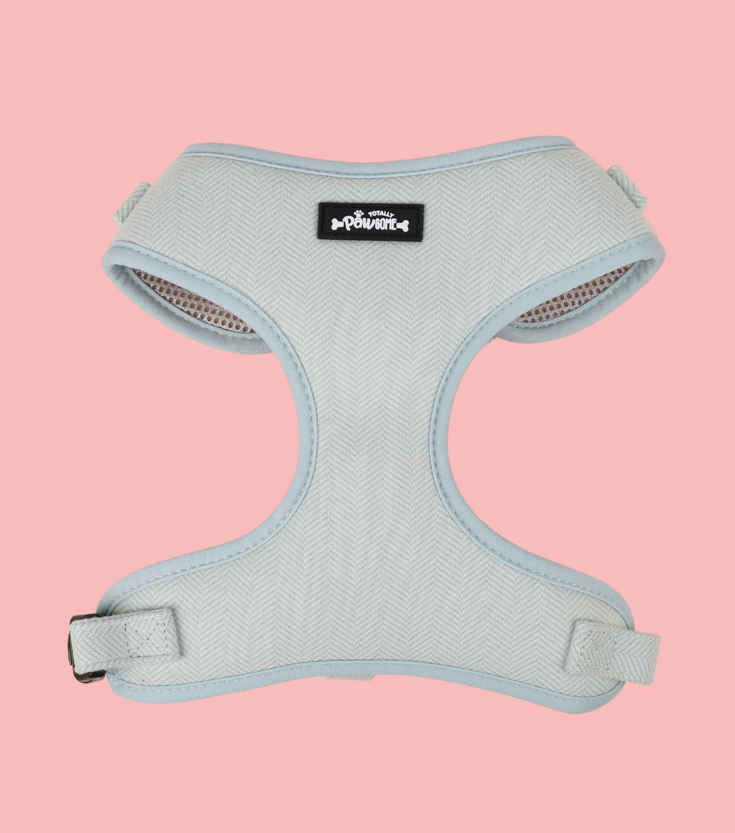 Green Tweed Adjustable Neck Harness