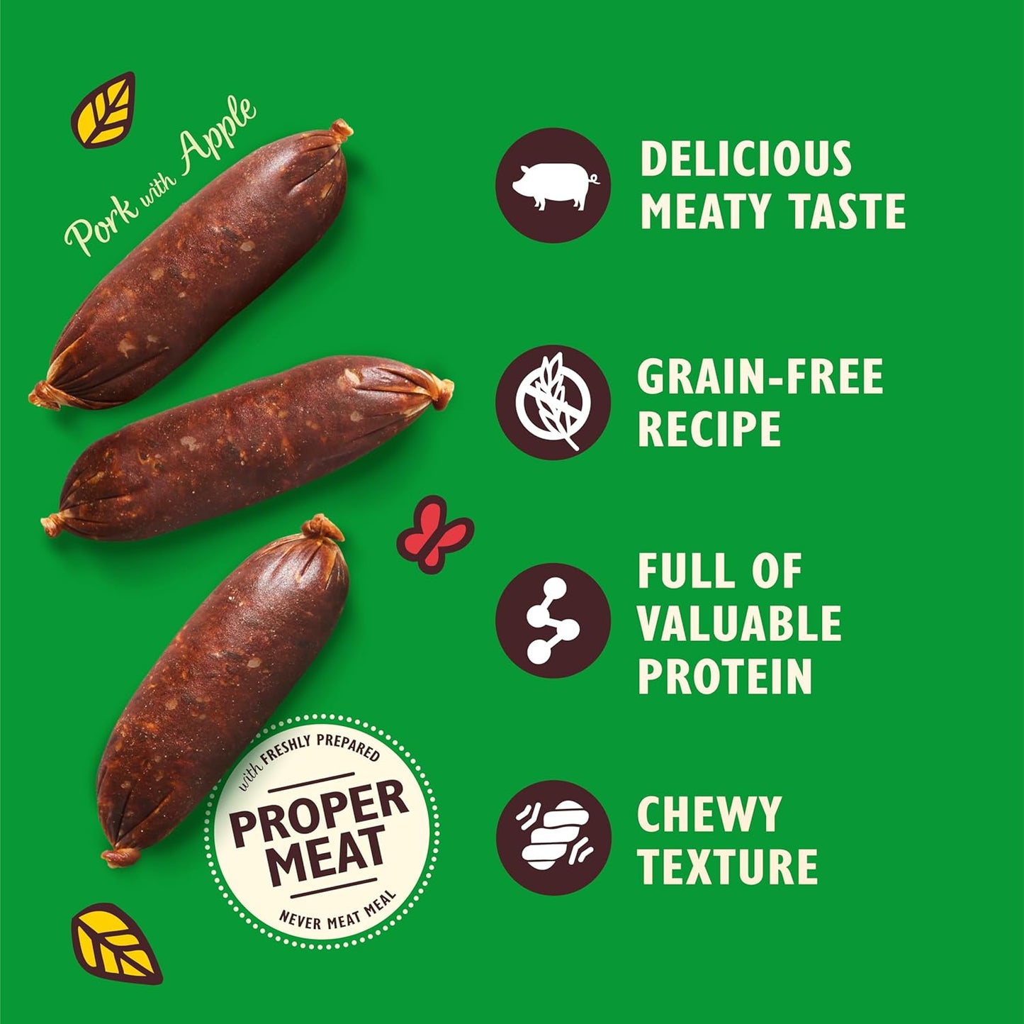 Lily's Kitchen Pork Sausages with Apple