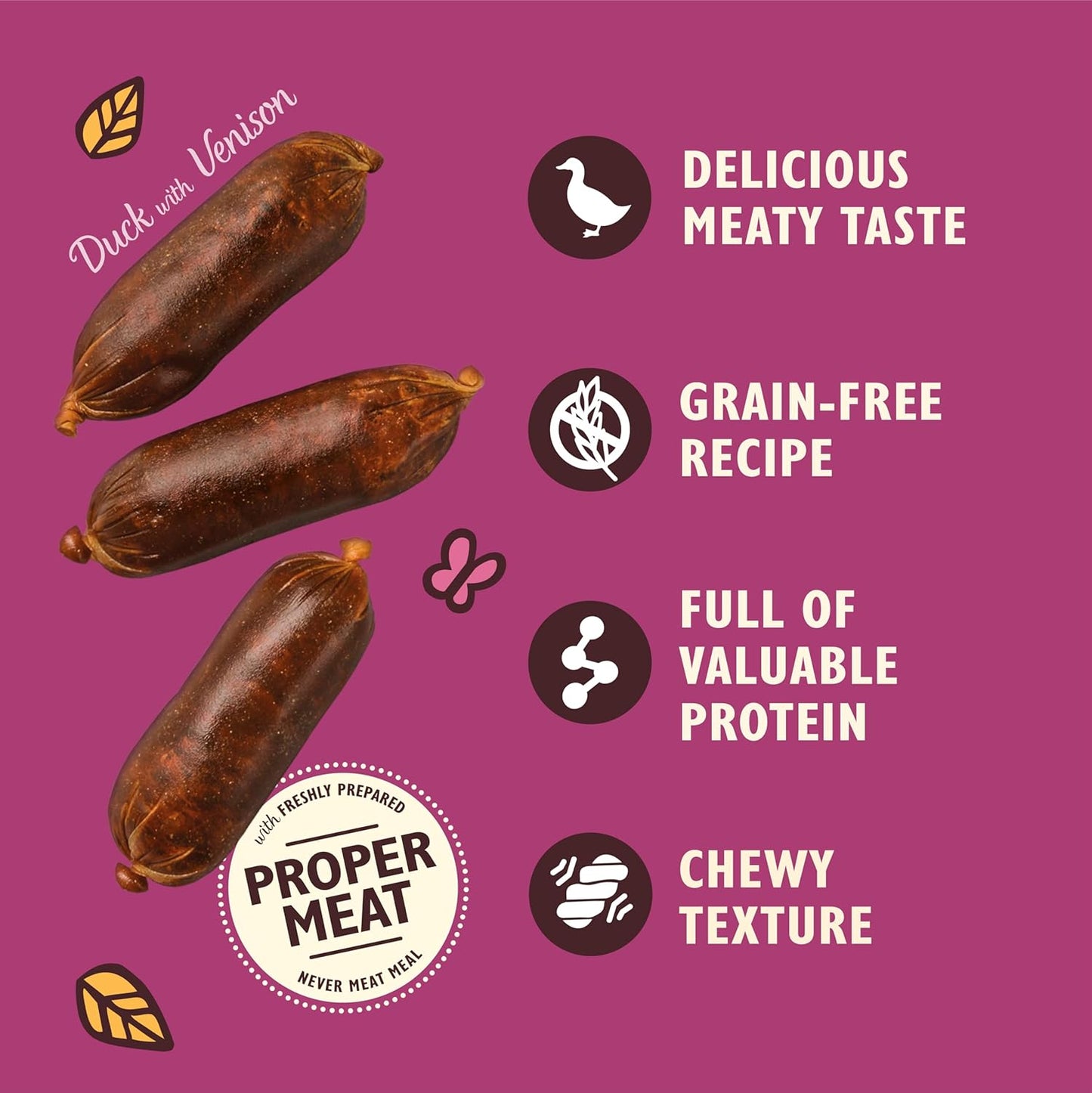 Lily's Kitchen Duck & Venison Sausage