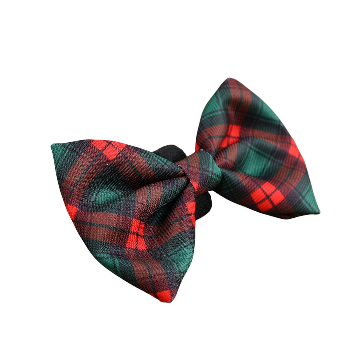 Red Green Tartan Bowtie - Totally Pawsome
