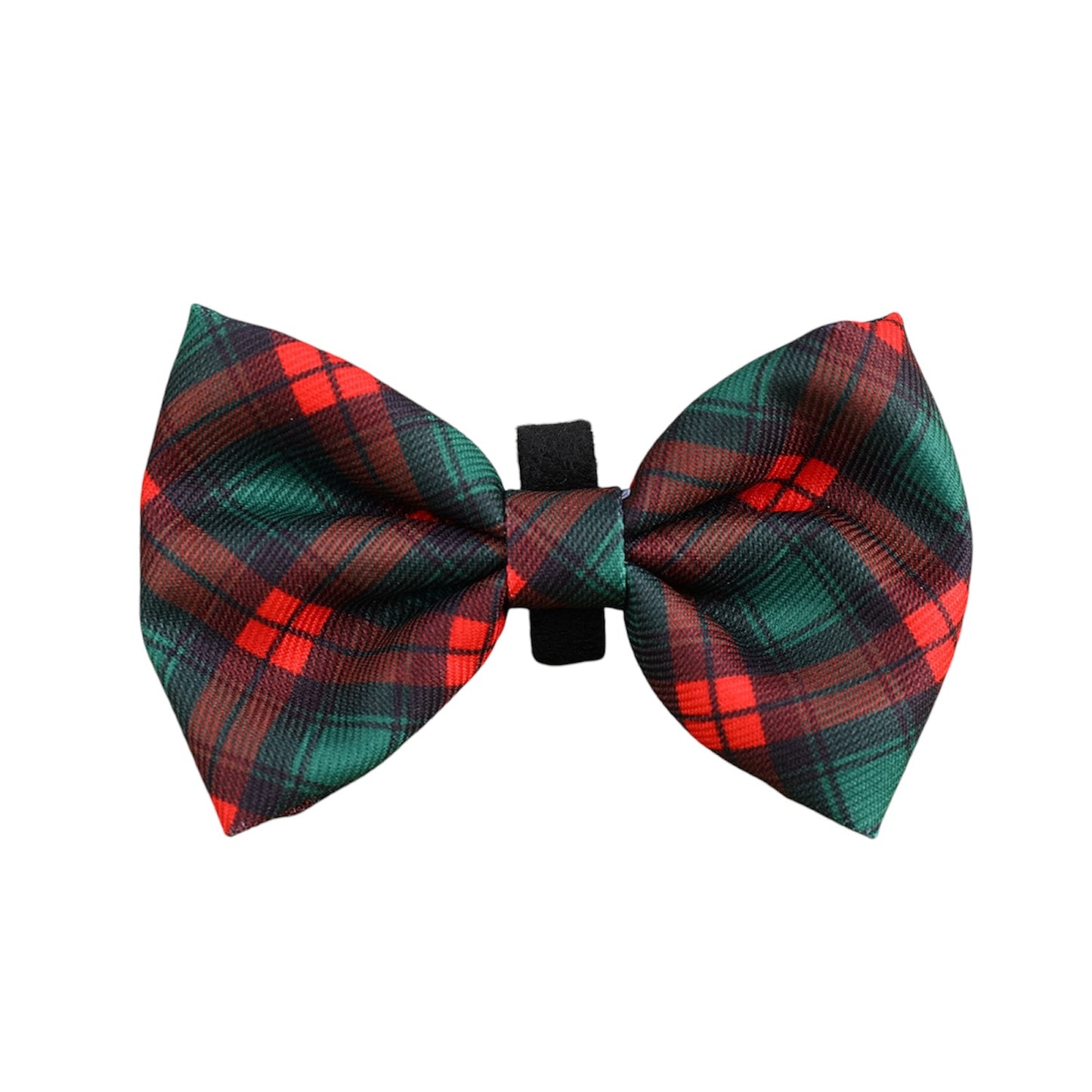 Red Green Tartan Bowtie - Totally Pawsome