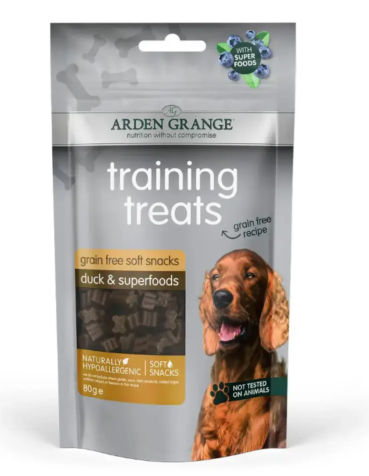 Arden Grange Training Treats Grain Free - Duck & Superfoods