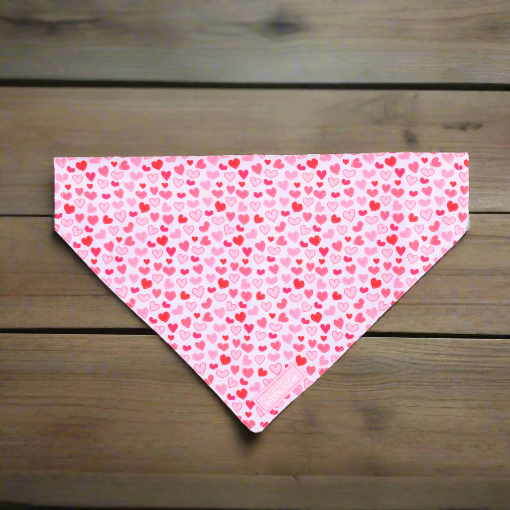 Valentines Pink Dog bandana