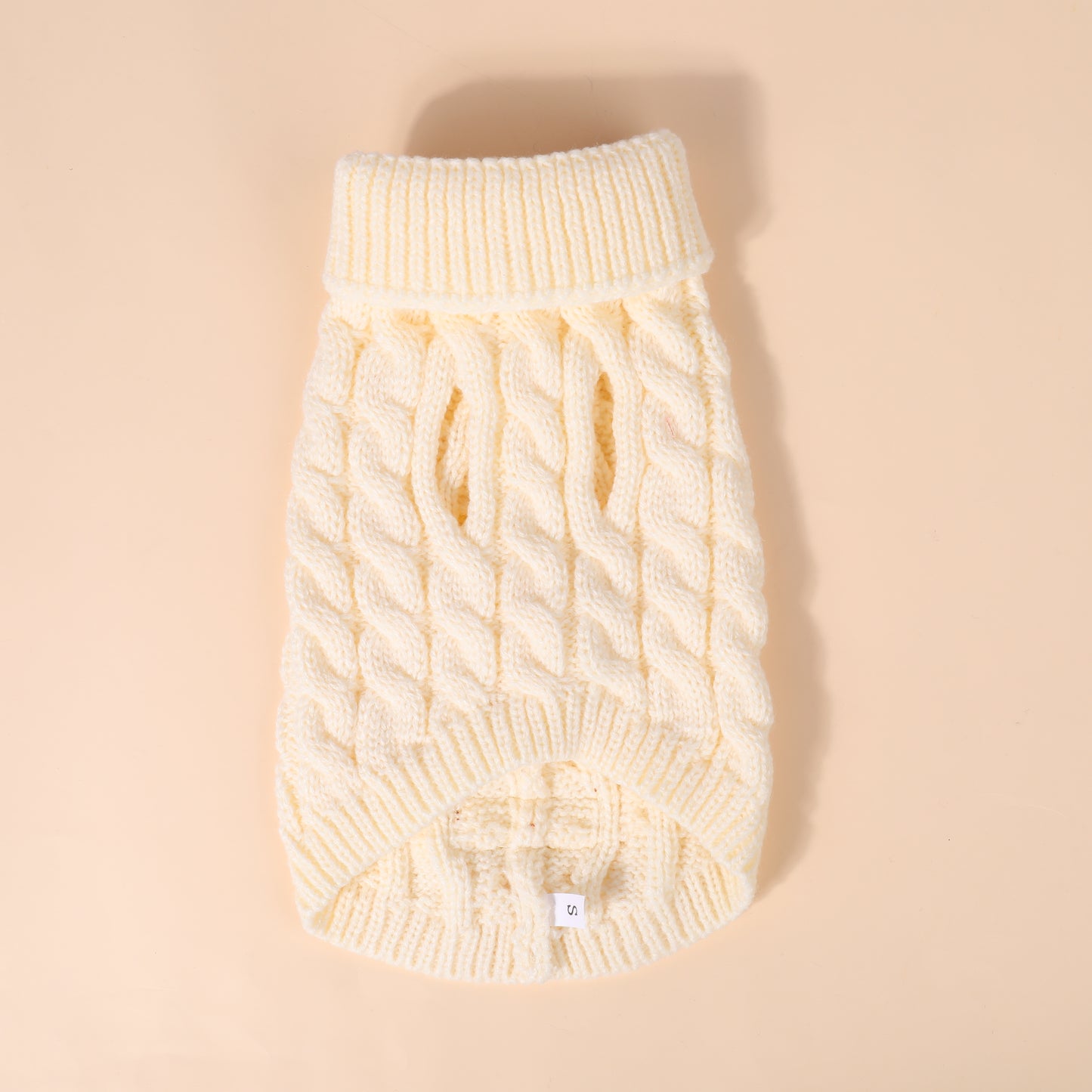 Warm Cream Cable Knitted Jumper - Totally Pawsome