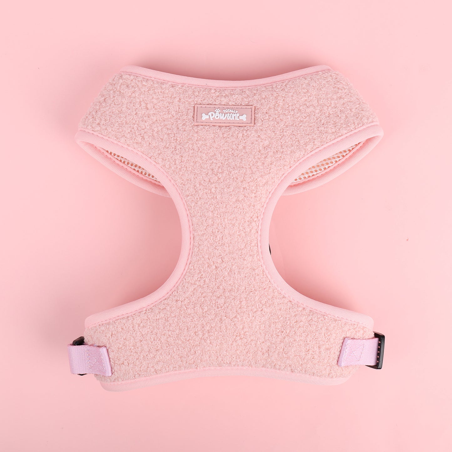 Marshmallow Pink Teddy Harness - Totally Pawsome