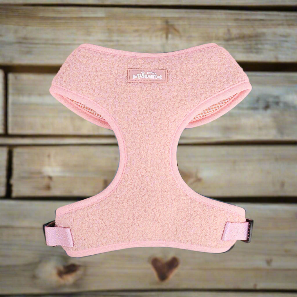 pink teddy puppy harness