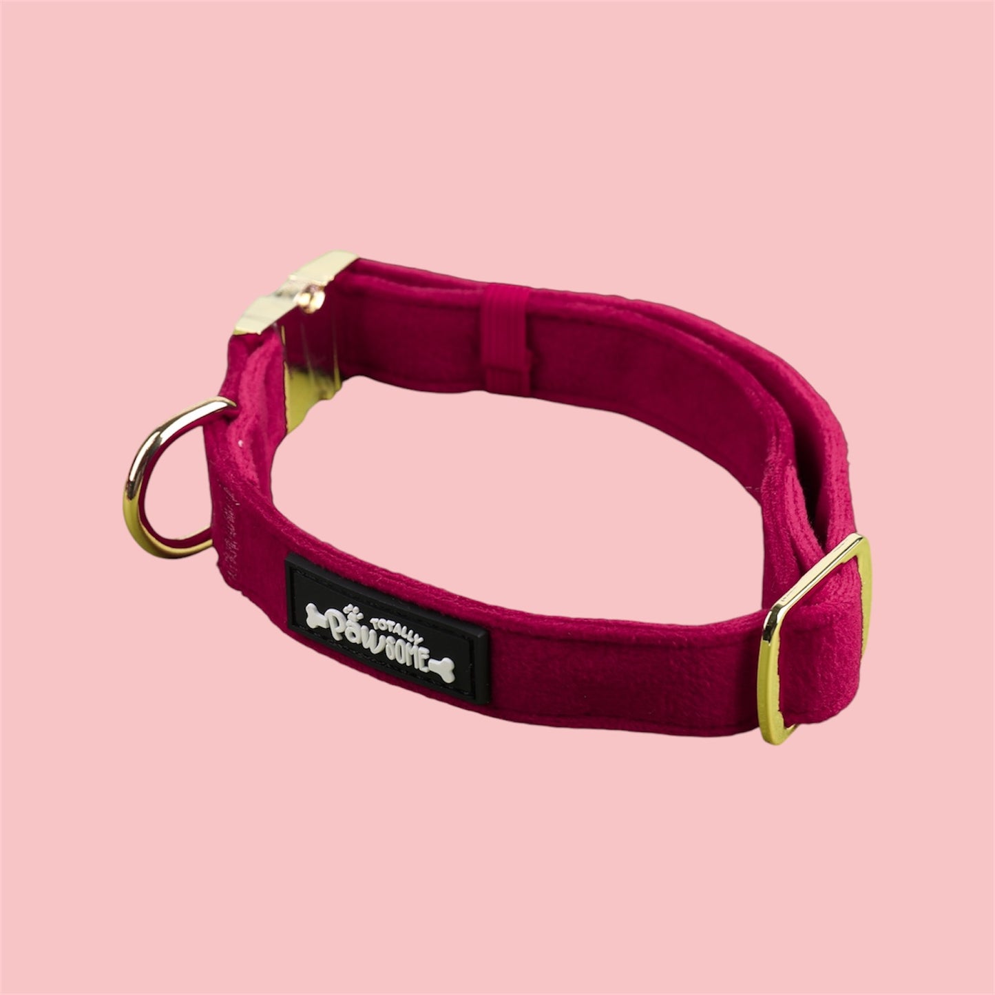 Red Velvet Collar - Totally Pawsome