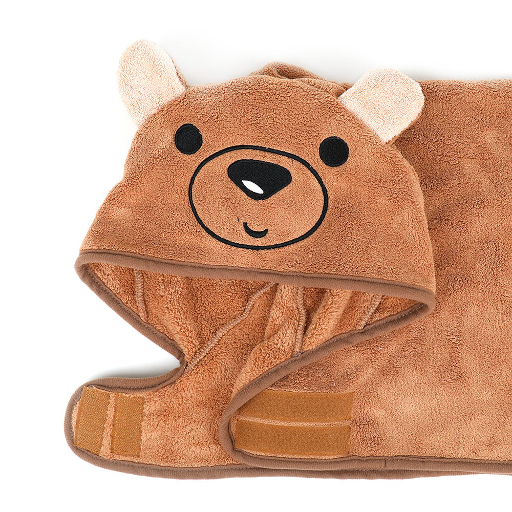Bear Dog Drying Robe for Dogs & Puppies