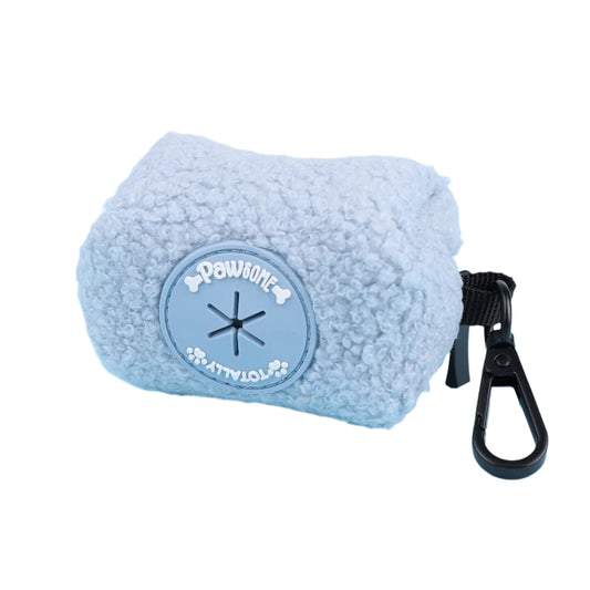 Blue Teddy poo bag holder for puppies