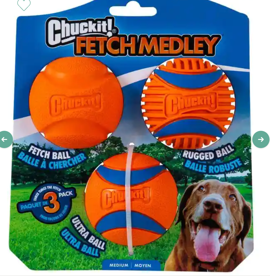 chuckit dog balls