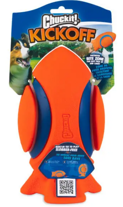 chuckit kick off dog toy