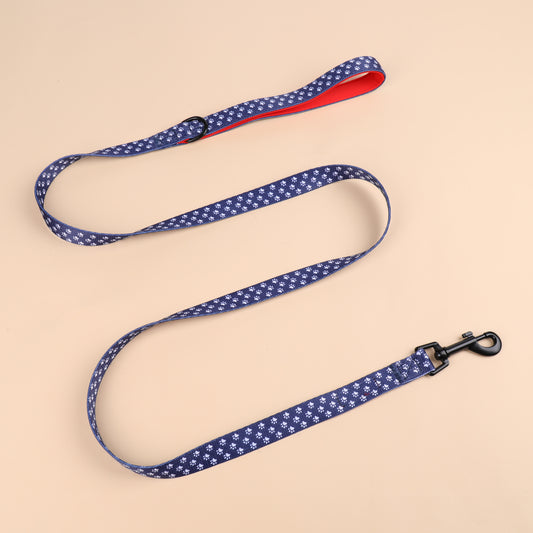 Classy Navy Paws dog Lead