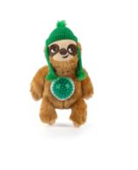 dash the sloth - dog toy