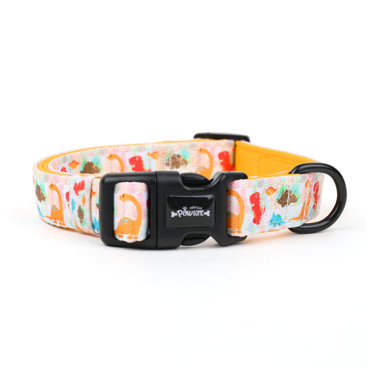 dinosaur dog adjustable collar