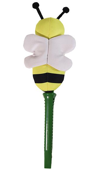 Flingerz Bee Dog Toy back picture