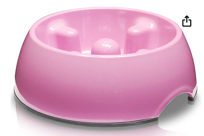 Go Slow feeding bowl - pink
