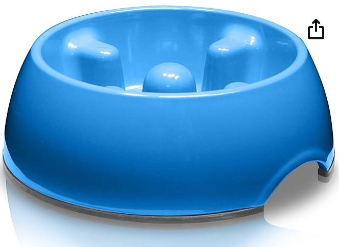 Go slow feeding bowl - blue