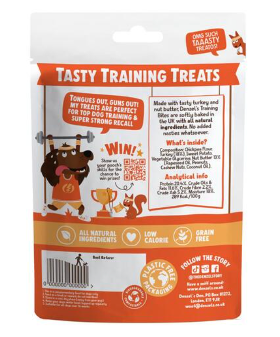 Nut Butter Bites - Dog Treats - Back Pic
