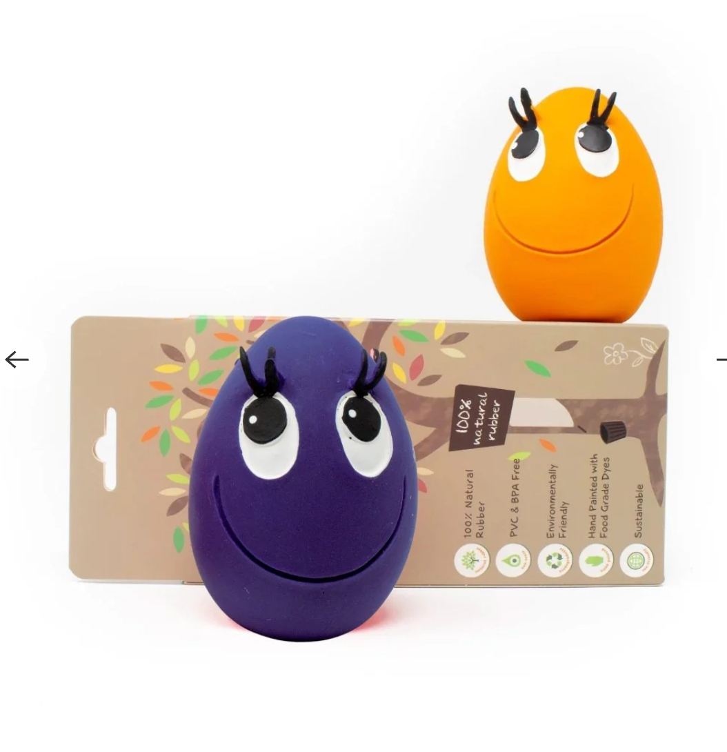 Orange & Purple OVO eggs + packaging
