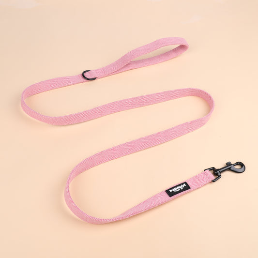 Pink Tweed dog Lead