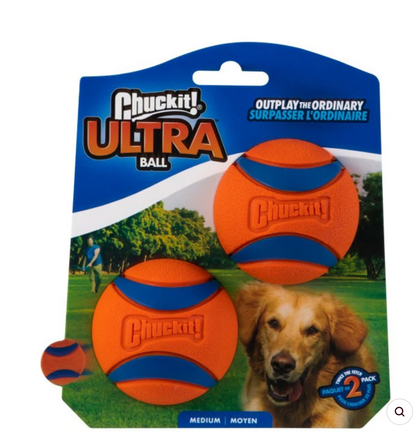 ChuckIt! - Ultra Ball 2 pack Dog Toy for Dogs & Puppies