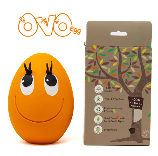 OVO XXL Orange Egg - Dog Toy