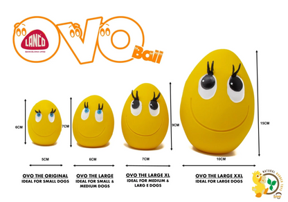 OVO XXL Orange Egg - Dog Toy