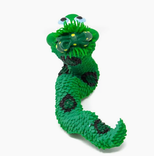 OVO - Marvin the Green Snake Dog Toy for Dogs & Puppies