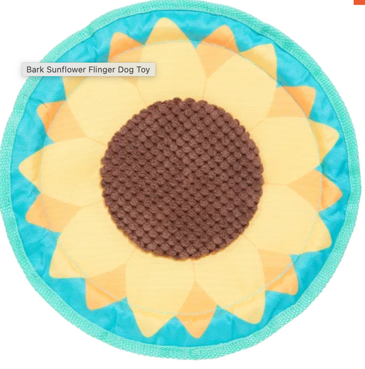 Bark Toys - Sunflower Flinger Dog Toy