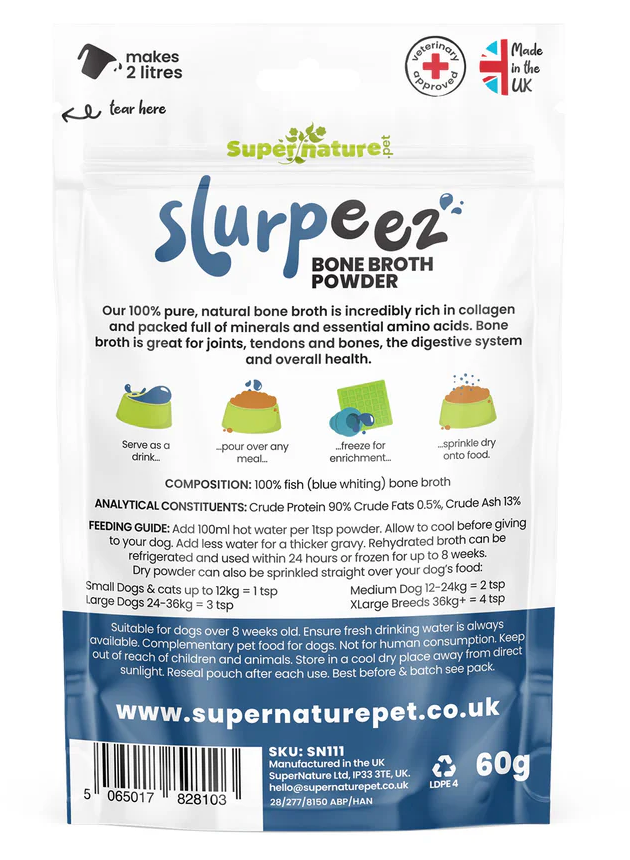 Super Nature Slurpeez - Fish Bone Broth ingredients pic