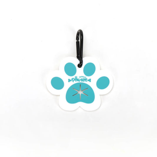 Teal Poop Bag Clip