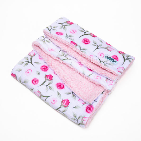 Rose Garden Fleece Blanket