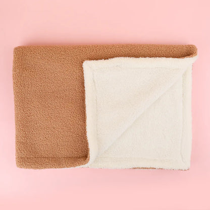 Cookie Brown Teddy Fleece Blanket - Totally Pawsome