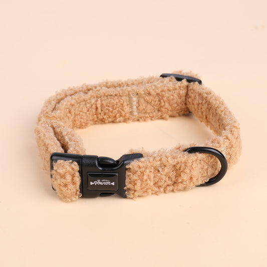 Cookie Brown Teddy Collar - Totally Pawsome