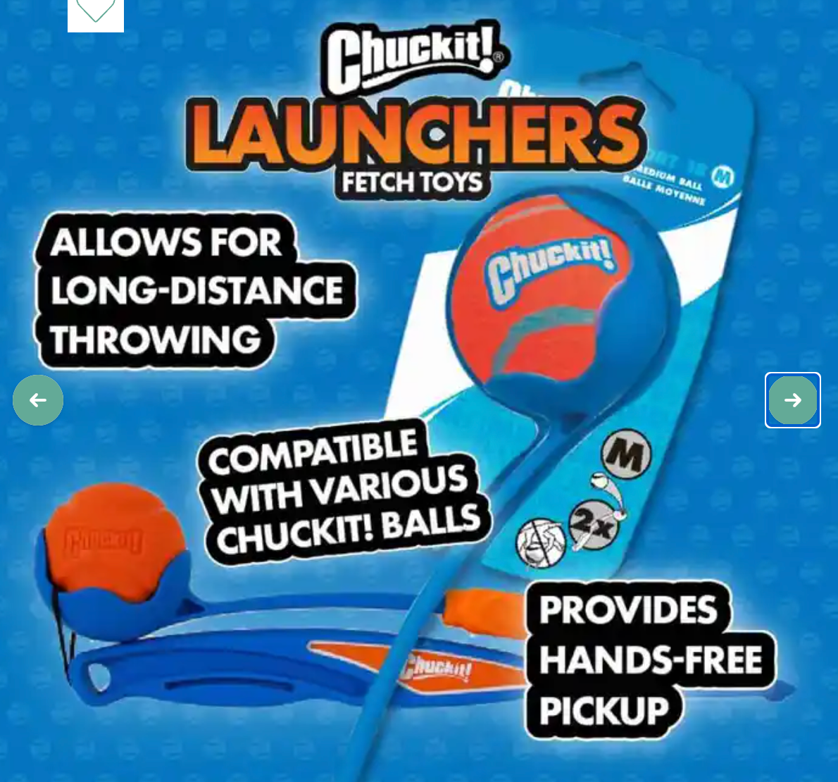 chuckit launcher dog toy