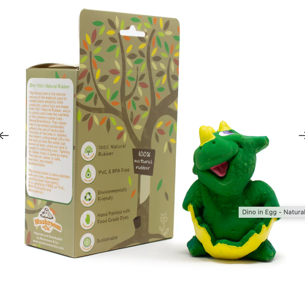 dino in the egg dog toy