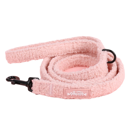 pink padded dog lead