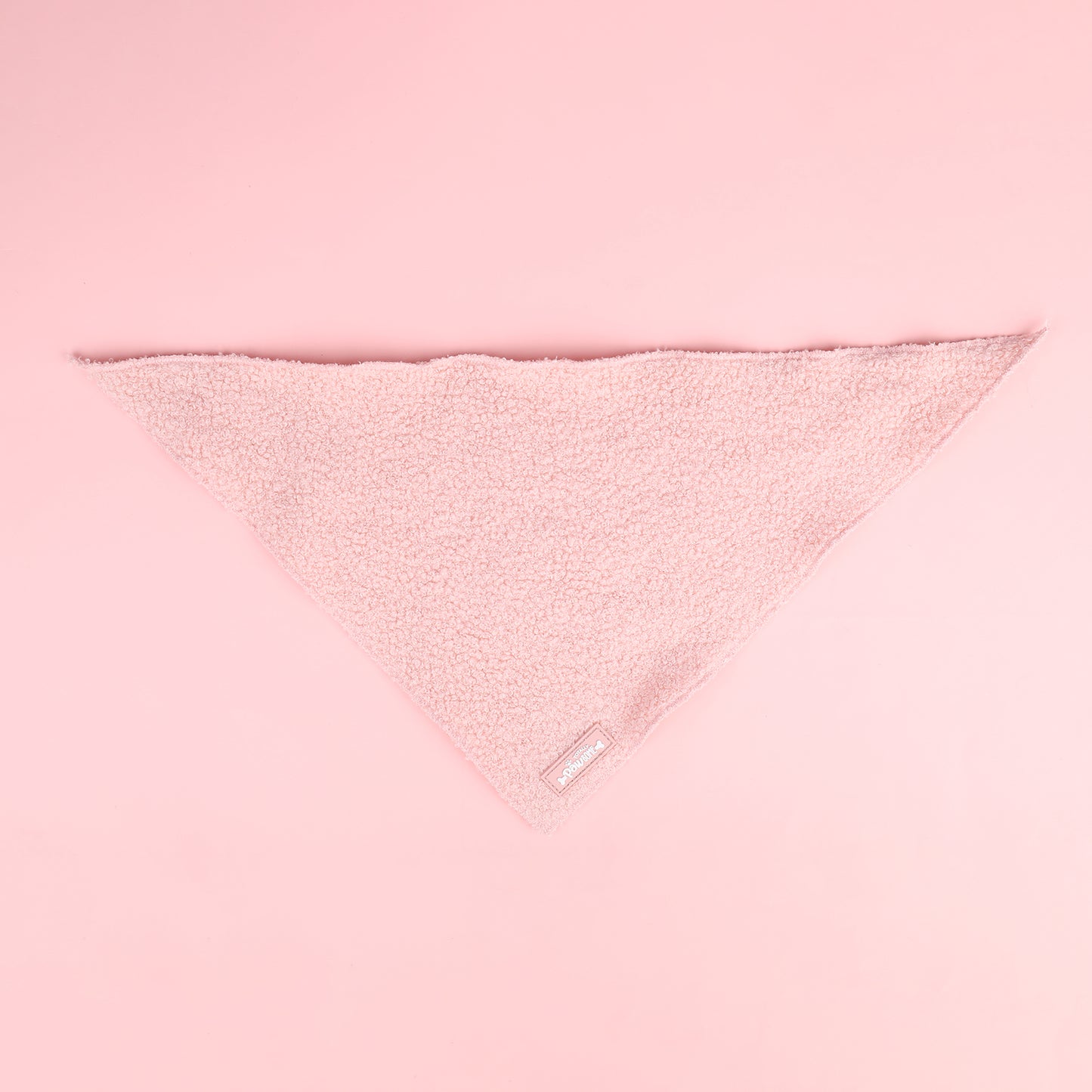 Marshmallow Pink Teddy Bandana - Totally Pawsome