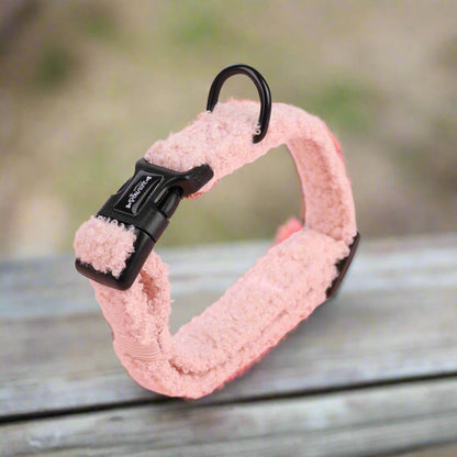 pink teddy dog collar for dogs & Puppies